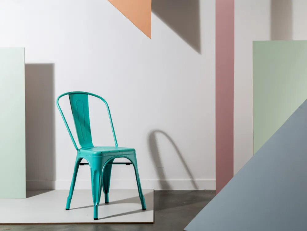KDESIGN Stol 'Montmartre' - Vintage turkos