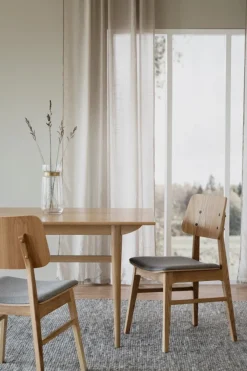 Rowico Home Stol 'Nagano' - Ek/Ljusgrå