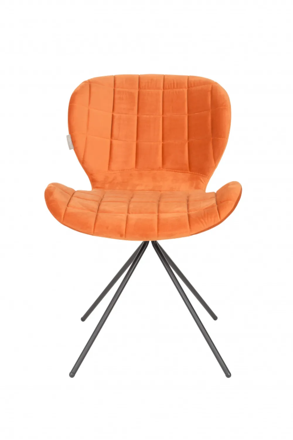 Zuiver Stol 'Omg' - Sammet/Orange