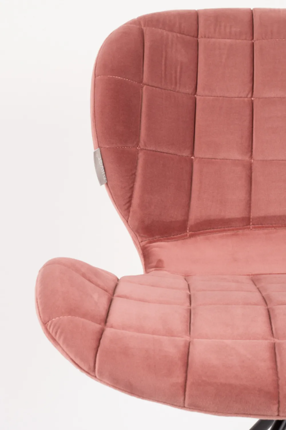 Zuiver Stol 'Omg' - Sammet/Rosa