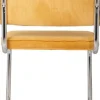 Zuiver Stol 'Ridge Kink' 50 cm - Gul