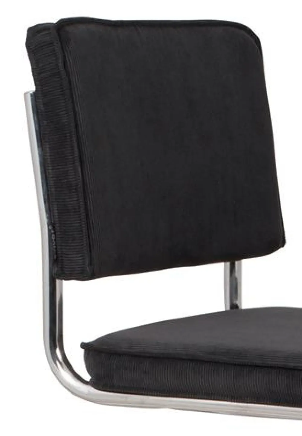 Zuiver Stol 'Ridge Kink' 50 cm - Svart
