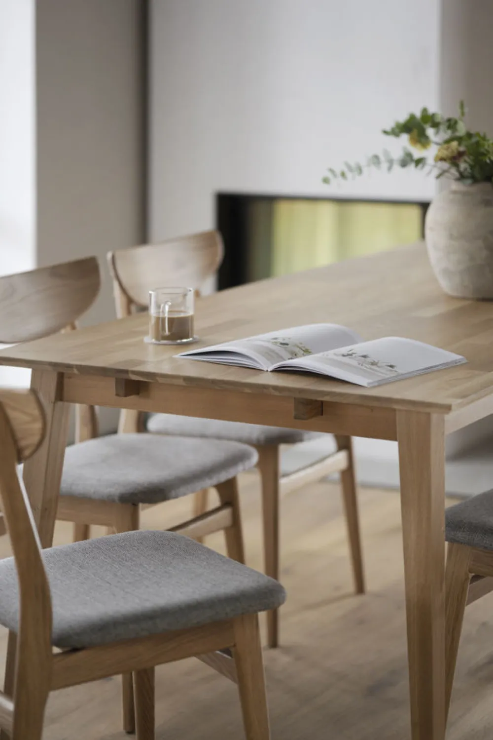 Rowico Home Stol 'Rodham' stol - Natur/Grå