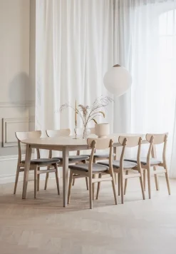 Rowico Home Stol 'Rodham'- Vitpigmenterad/Ljusgrå