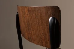 Dutchbone Stol 'Scuola' - Brun