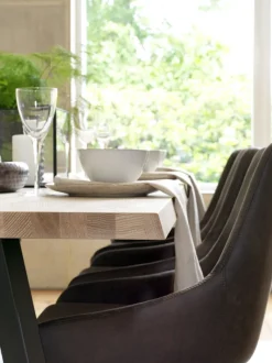Rowico Home Stol 'Sierra' - Mörkgrå