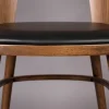 Dutchbone Stol 'Talika' - Svart/Valnöt
