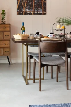 Dutchbone Stol 'Torrance' - Beige/Brun