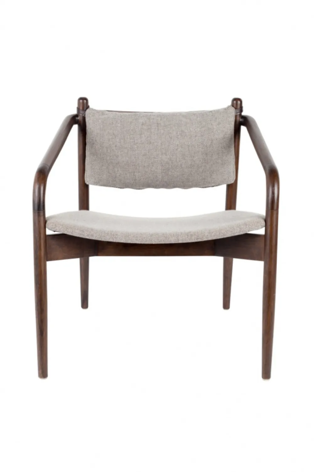 Dutchbone Stol 'Torrance' - Valnöt/Beige