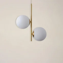 Reforma Taklampa 'Creme Satin' - Mässing