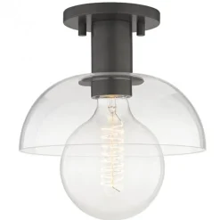 Fair Glare Taklampa 'Glass Shade' - Svart