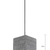 Fair Glare Taklampa 'Stone Cube' - Cement