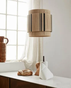 Nordal Taklampa 'Vinata' - Beige/Svart