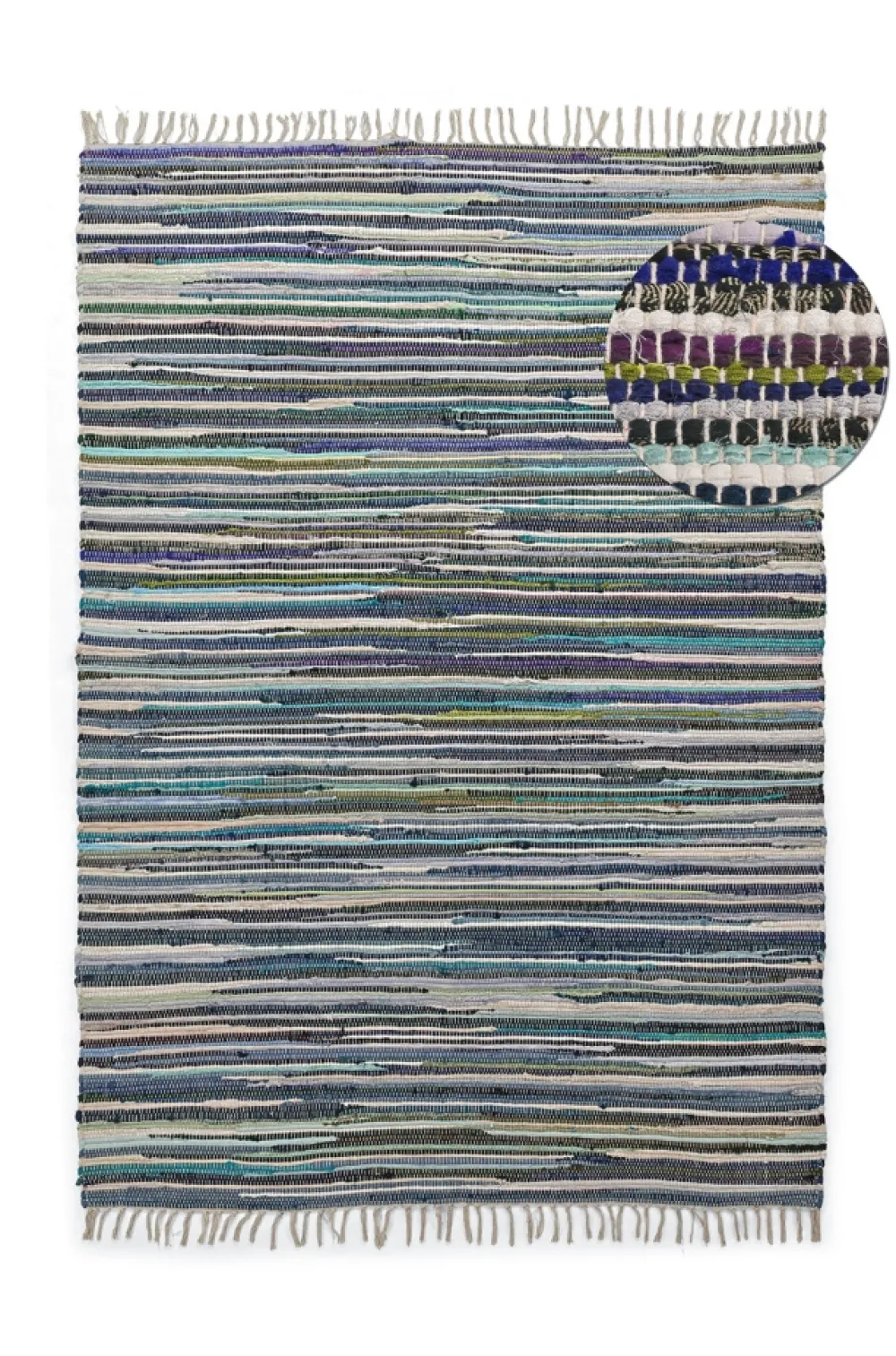 Reforma x Trendcarpet Trasmatta 'Home' - Multi/blå