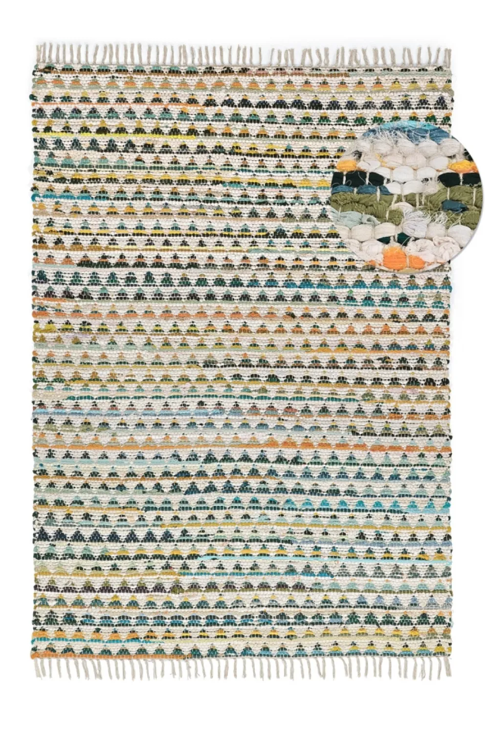 Reforma x Trendcarpet Trasmatta 'Lindby' - Multi/gul