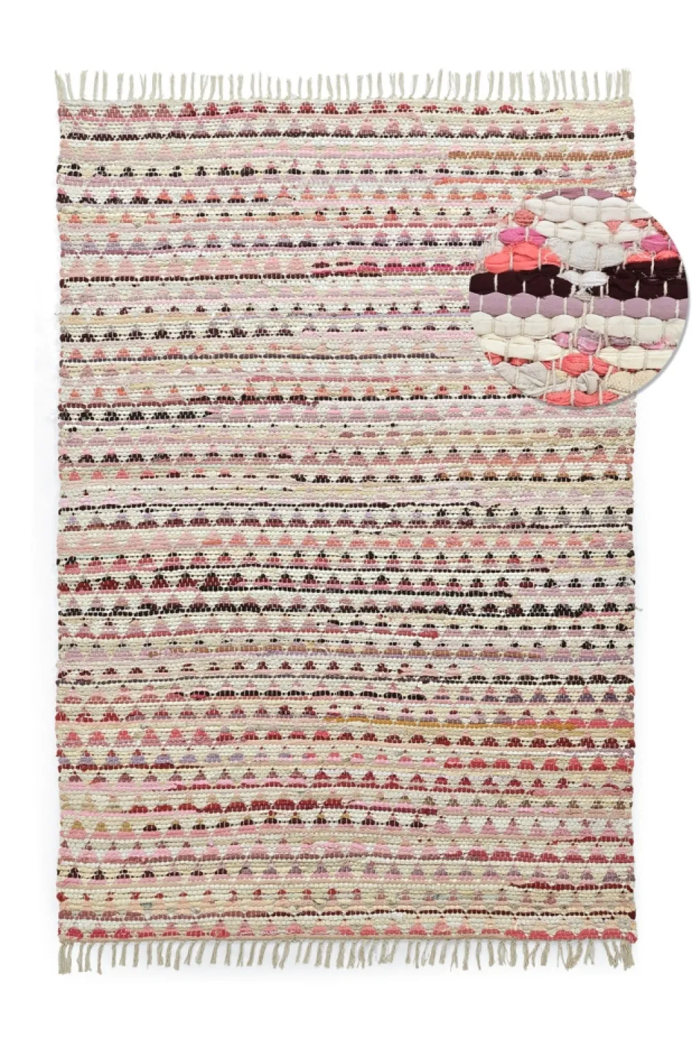 Reforma x Trendcarpet Trasmatta 'Lindby' - Multi/rosa