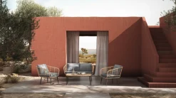 Garden Prestige Trädgårdsfåtölj 'Sardinia' - Natur/Grå