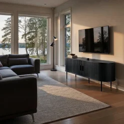 Reforma Tv-bänk 'Holmvik' - Svart