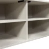 WOOOD TV-bänk ‘New Gravure’ 100 cm - Beige/Svart