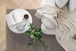 Reforma x Trendcarpet Ullmatta 'Avafors Wool Bubble' 240x240cm - Brun