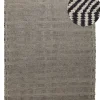 Reforma x Trendcarpet Ullmatta 'Larkana' - Beige/svart
