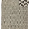 Reforma x Trendcarpet Ullmatta 'Monastir' - Svart/vit
