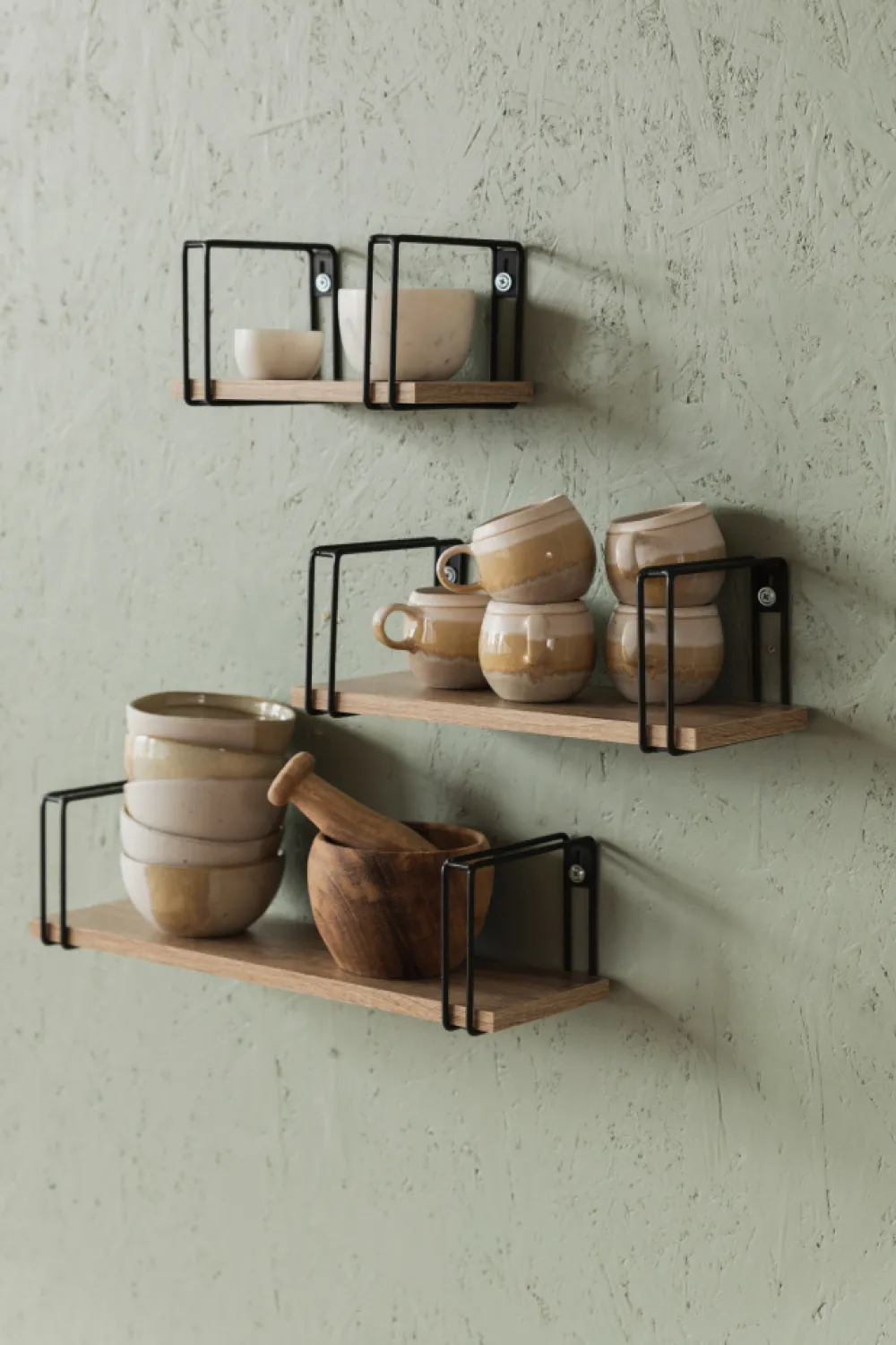 Reforma Vägghyllor 'Square' 3 pack - Ek