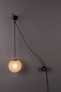 Dutchbone Vägglampa 'Bulan' 32x61 - Vit