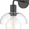 Fair Glare Vägglampa 'Glass Shade' - Svart