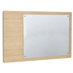 Hübsch Väggspegel med magneter 'Split' 80x50cm - Ek