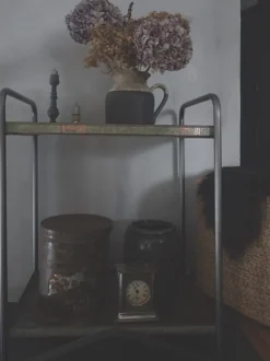 Vintage rullbord 'Eton' - Järn